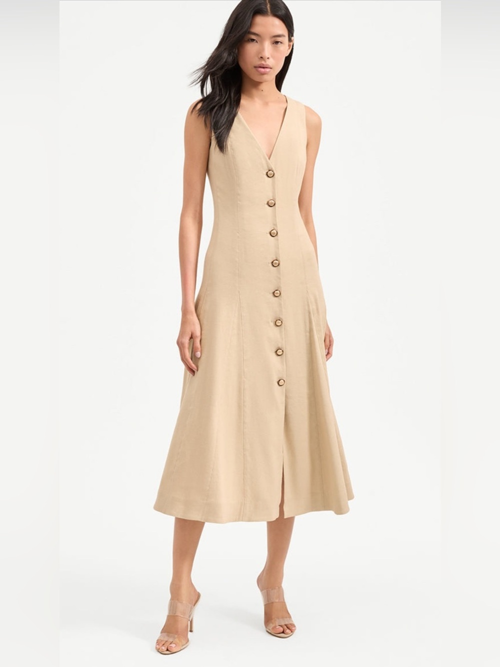 Veronica Beard Lou Dress – Stone Khaki – NWT - RFID tags